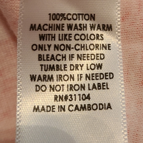 (402) Kim Roger's Woman's Long Sleeve Blouse,  Size: Small Color: Orange - Picture 10 of 16